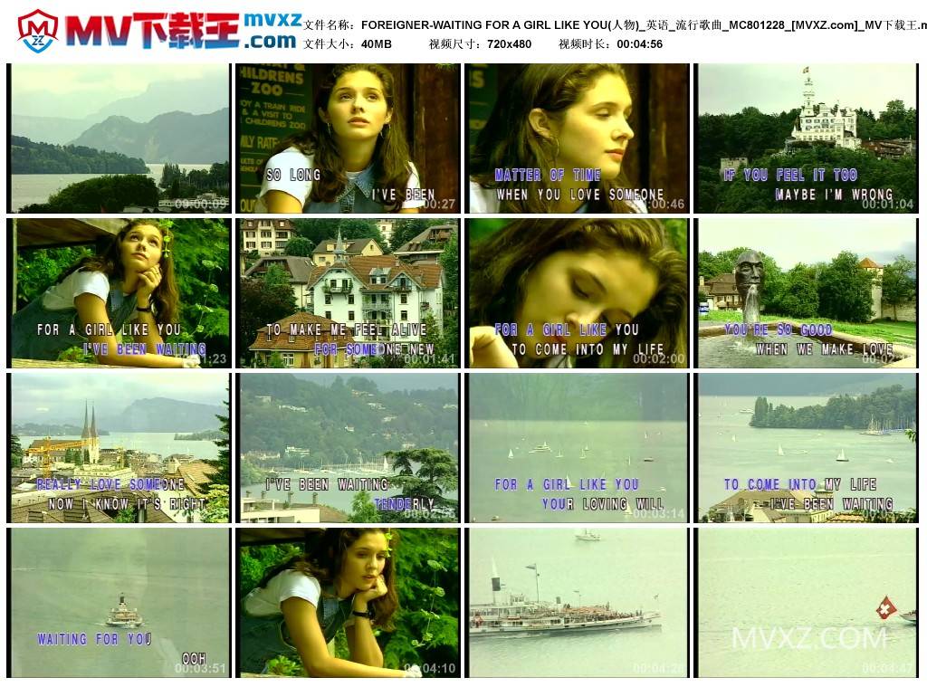 FOREIGNER-WAITING FOR A GIRL LIKE YOU(人物)_英语_流行歌曲_MC801228